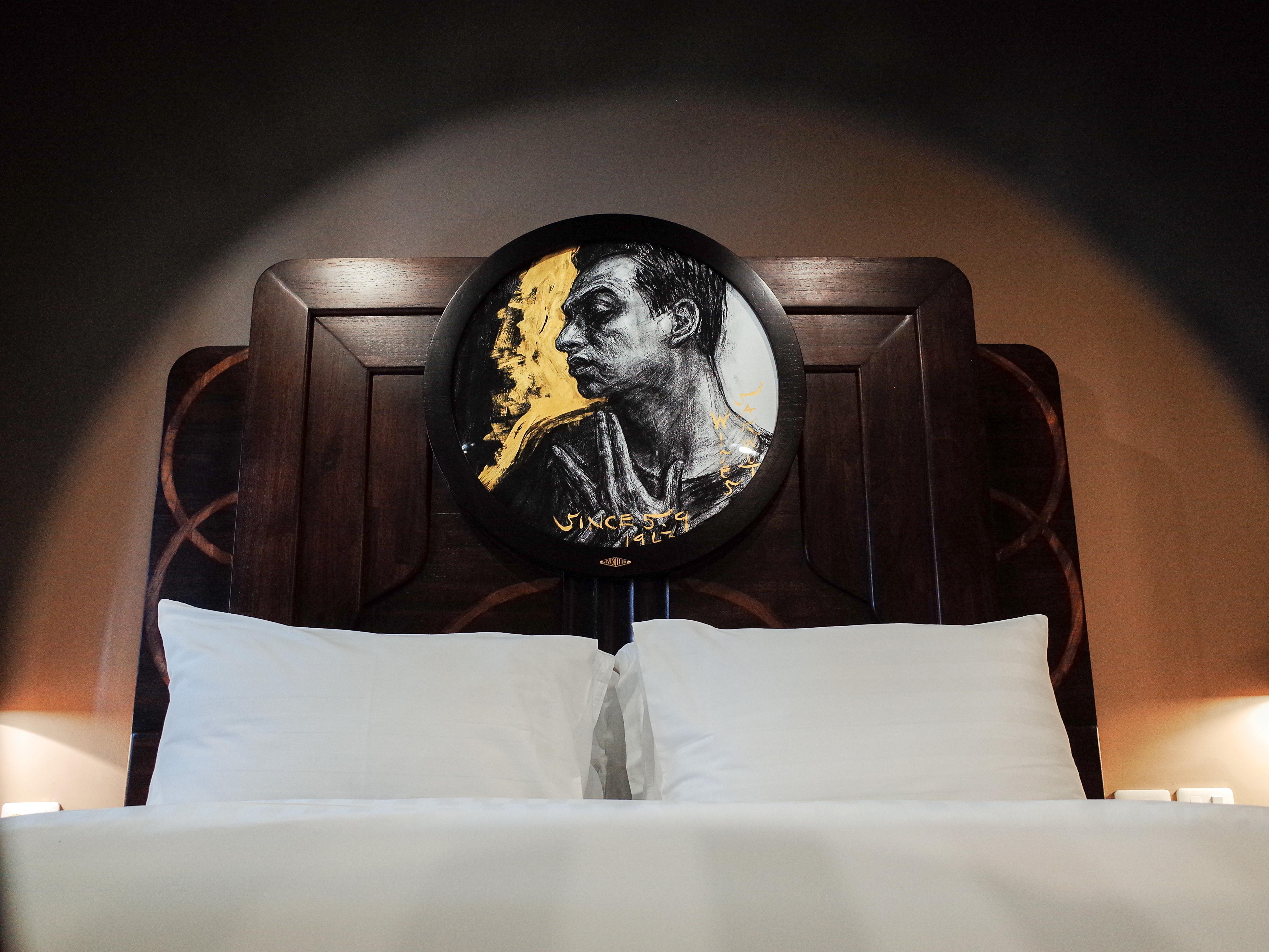 Art Mai Gallery Nimman Hotel Chiang Mai Exterior foto A bed at the hotel